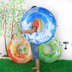Genuine người lớn INTEX bơm hơi vòng bơi dày tăng nam giới trưởng thành và phụ nữ nổi vòng phao nách tuba - Cao su nổi phao bơi khổng lồ Cao su nổi