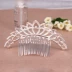 Lớn trẻ em Vương miện dành cho người lớn Crystal Crown Hair Trim Kim cương Cô gái Công chúa Hiệu suất Sân khấu Kim loại Kết hợp kẹp tóc nơ hàn quốc Phụ kiện tóc