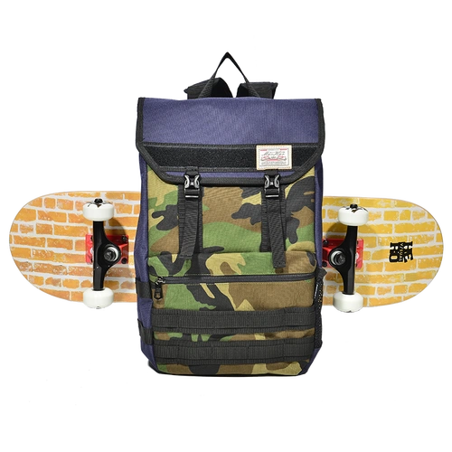 Оригинальный дизайнерский скейтборд, камуфляжная небольшая сумка с двумя изогнутыми концами, надевается на плечо
