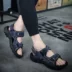 Giày sandal nam 2017 sandal da mới sandal giày thể thao ngoài trời Việt Nam mùa hè giày nam đi biển