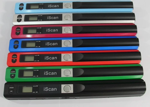 ISCAN01 портативный портативный высокооборотный сканер Офис Офис Высокий Спиков Цвет А4 Фотография Сканирующая ручка сканирования