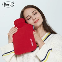 Borth Porter High -плотность ПВХ зимняя бутылка с горячей водой, заполненная большой теплой бутылкой для бутылки с водой, вода теплой сумочка впрыскивание сумочки