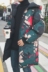 Gốc Hồng Kông phong cách kích thước lớn nam cotton coat phần dài mùa đông vài dày hai bên mặc bánh mì quần áo trùm đầu quần áo cotton Bông