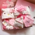 Mùa thu và mùa đông Công chúa Fan tặng bé bộ quà tặng cao cấp áo hoa nhỏ bé gái áo choàng trăng rằm quà tặng trăm ngày hộp quà tặng cho bé sơ sinh Bộ quà tặng em bé
