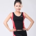 Thể thao vest yoga quần áo thực hành đào tạo thể dục áo sơ mi nữ thể dục nhịp điệu top dance thể dục dụng cụ phù hợp với nhỏ Khiêu vũ / Thể dục nhịp điệu / Thể dục dụng cụ