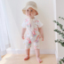 Wlook ban đầu in baby mùa hè kiểu váy công chúa sơ sinh cho bé jumpsuit tay ngắn dễ thương [kỳ lân] - Áo liền quần jumpsuit trẻ em xuân hè Áo liền quần