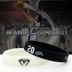 20 Spurs Ginobili Collector Phiên bản Silicone sáng tay Global Star Chữ ký Dây đeo tay bóng rổ - Vòng đeo tay Clasp vòng phong thủy Vòng đeo tay Clasp