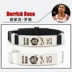 Vòng đeo tay bóng rổ Silicone Dây đeo cổ tay Kobe Curry Owen James Harden Letter Brother Titanium Steel Bracelet NBA - Vòng đeo tay Clasp vòng tay đá Vòng đeo tay Clasp