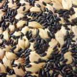В этом году северо -восточные фермеры производили черный рис Разное зерновое зерновое зерновое зерно