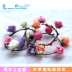 Ye Luoli phụ kiện búp bê DIY handmade tùy chỉnh hoa hồng vòng hoa lãng mạn headband headband