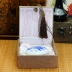 Dương Châu Xie Yuchun bộ sưu tập cổ điển sứ trắng xanh rouge phấn má hồng bột hộp quà tinh tế hàng Trung Quốc đích thực phấn má nars mini Blush / Cochineal