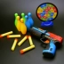 Trẻ em súng đạn mềm đồ chơi súng ngắn súng lục an toàn có thể phóng cốc hút đạn súng nhựa cậu bé súng chiến đấu Súng đồ chơi trẻ em