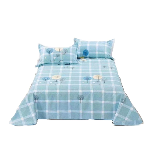 Простыня, летний комплект, комфортная свежая наволочка, 3 предмета, простой и элегантный дизайн, популярно в интернете