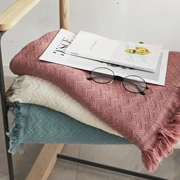 Không có gió Bắc Âu ins cuộc sống giường sofa cuối chăn lấy một tấm chăn ngủ trưa chăn mền khăn choàng máy lạnh văn phòng giản dị đan - Ném / Chăn
