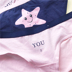 6 vận chuyển màu hồng màu xanh loạt bông quần short tam giác đồ lót nữ mùa hè sản phẩm mới Tam giác