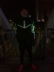 Tôi yêu thỏ thiên tài XXCETHINGXX holographic laser phản quang coat trùm đầu áo khoác thể thao áo khoác nam