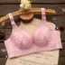 Không có vòng thép đô thị sexy ít phụ nữ đồ lót nhận được một vú nhỏ áo ngực mỏng phần thu thập trên Toli dày áo ngực Áo ngực ren