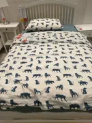 IKEA trong nước mua chăn và vỏ gối Yulskog Tiger Blue 150x200 50x80cm - Quilt Covers