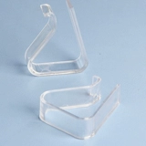 Прозрачный табличный клип пластиковый зажим для рабочего стола, столик за столом зажима зажига