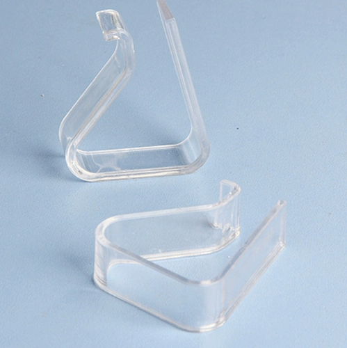 Прозрачный табличный клип пластиковый зажим для рабочего стола, столик за столом зажима зажига