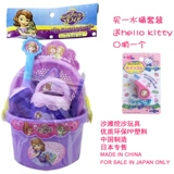 Hello kitty, Дисней, японская детская пляжная игрушка для игры с песком, ведро, лопата, песочные часы