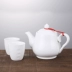 Khách sạn nhà hàng khách sạn gốm ấm trà công suất lớn trà trắng tinh khiết trà ấm đun nước kích thước lọc Trà sứ