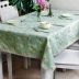 Bông vải bàn khăn trải bàn vải hình chữ nhật màu đen và trắng kẻ sọc Tian Yuanqing bàn cà phê mới bàn vuông vải che custom-made - Khăn trải bàn
