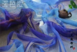 Sansui, шифоновое ханьфу, ткань, сделано на заказ, шифоновое с принтом