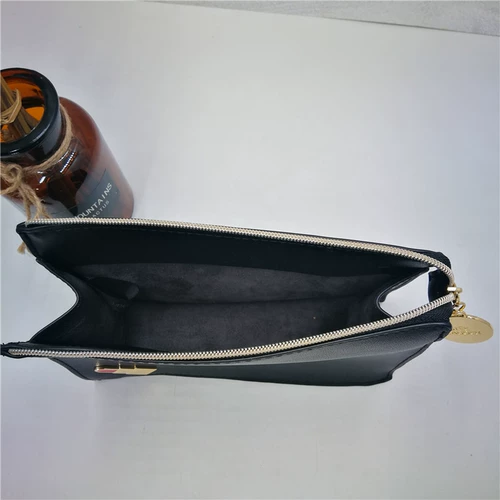 Ретро черная металлическая помада, портативная сумка-органайзер