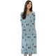 Mùa thu mới phiên bản Hàn Quốc của váy ngủ nữ mùa thu dài tay cotton lỏng mùa xuân và đồ ngủ mùa hè mùa đông tươi mới sinh viên có thể mặc - Đêm đầm Đêm đầm