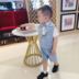 Nhà đặc biệt phiên bản Hàn Quốc mùa hè mới hoa nhỏ cô gái quần short phù hợp với băng xanh cậu bé sinh nhật váy phù hợp với thủy triều - Váy trẻ em váy công chúa cho bé gái Váy trẻ em