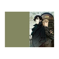 Juliet anime Nhật Bản xung quanh BBC thám tử sổ ghi chép Sherlock máy tính xách tay đầy đủ hàng trăm đồng vàng - Carton / Hoạt hình liên quan ảnh sticker