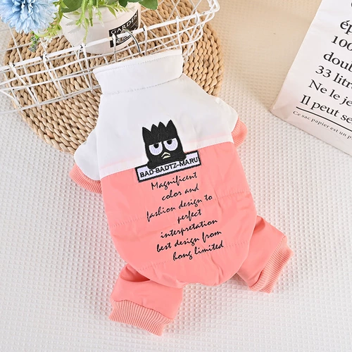 Собачья одежда осень и зимняя одежда Тедди зимняя четвероногий одежда Пет Бичин Шнаузер Средний собак плюс флисовая теплая хлопковая одежда