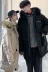 Quần áo mùa đông chất béo mm cỡ lớn cho đôi áo khoác cotton 袄 nam cộng với phân bón để tăng phiên bản Hàn Quốc hoang dã của thủy triều áo dày mỏng Trang phục Couple