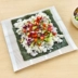 Bộ dụng cụ làm sushi tại nhà đặt rèm tre không dính đặc biệt 紫菜 包饭 帘 海苔 塑料 - Tự làm khuôn nướng