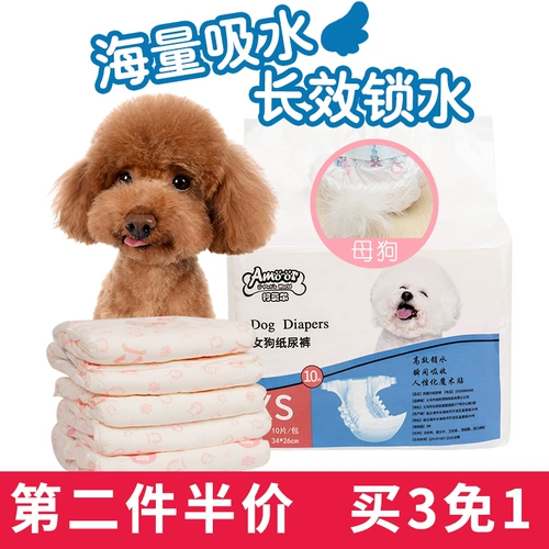 Физиологические подгузники собаки Тедди моча не мокнет домашних животных, менструальная сука тетя, специальная гигиеническая женская менструальная моча