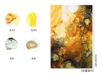 Осенние морозные падшие листья (2 6 серого золота)