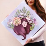 Трехмерный цифровой декор для гостиной ручной работы, набор материалов, скребок, в 3d формате, «сделай сам», семейный стиль