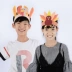 Quà tặng Lễ Tạ ơn Hướng dẫn mẫu giáo DIY Làm bộ dụng cụ Trẻ em Dán sáng tạo Tự chế Thổ Nhĩ Kỳ Mũ nón đồ dùng mầm non tự làm Handmade / Creative DIY