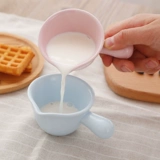 Обеденный стол маленький объективный керамический молочный молоко молоко может раскрасить молоко ложку чашки кофейной чашки с ручкой горшок с молоком маленький суп чаш