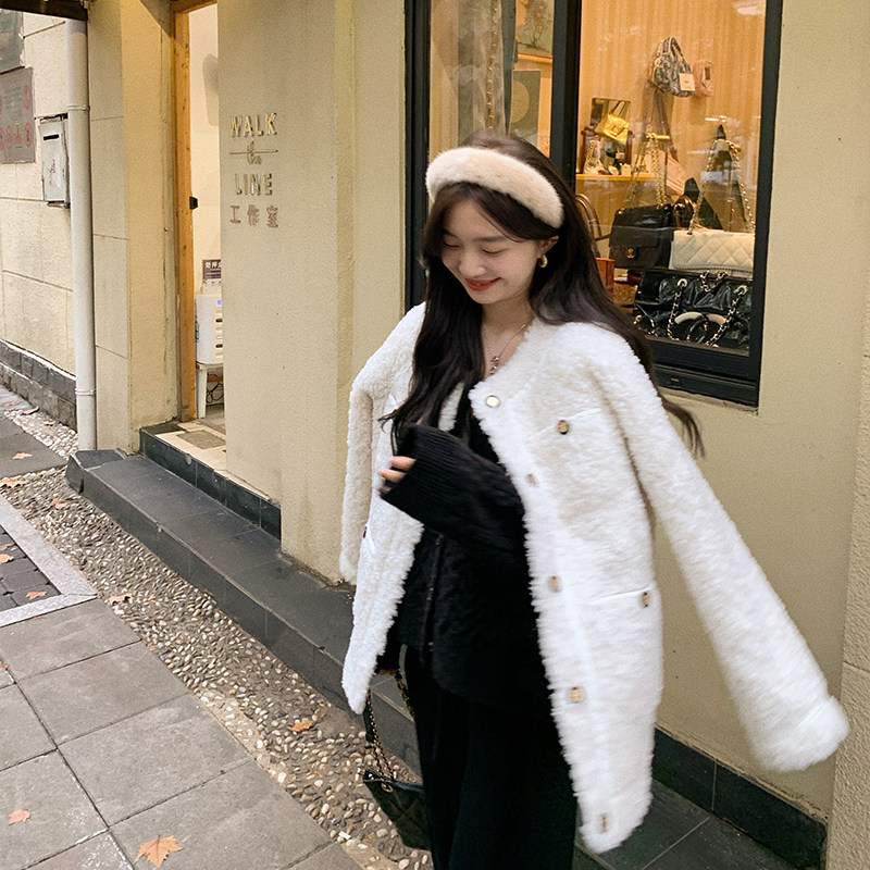 77store 램스울 스윗 코트 여성 겨울 두꺼운l530 잡화