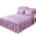 Cộng với bông bedspread bông giường váy trượt Simmons bảo vệ nắp 1,5m giường trải giường 1.8m2 ba Set - Váy Petti 	chân váy giường Váy Petti