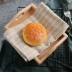 Khay gỗ hình chữ nhật phong cách Nhật Bản, Khay trà gỗ, Khay