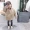 Áo khoác lông bé gái 2018 mới cho bé mùa đông trẻ em lông cừu để khắc phục sự dày lên của đoạn dài của thủy triều áo gió trẻ em