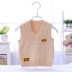 Áo len cho bé mùa xuân và mùa thu len nam bé mặc 0-1-2-3 tuổi bé gái bằng vải cotton đan vest trẻ em