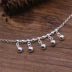 Vòng chân bạc S990 sterling bạc nữ mô hình chân bạc chuông gió thời trang vòng chân chuông nhỏ gửi quà tặng bạn gái vòng đeo chân cho nữ Vòng chân