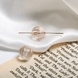 Ретро антикварный прозрачный аксессуар, серьги, аксессуары, 12мм