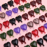 Красная черная подвеска, серьги ручной работы, ожерелье, аксессуары, DIY