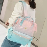 Рюкзак, милый водонепроницаемый ранец, в корейском стиле, популярно в интернете, для средней школы, подходит для подростков