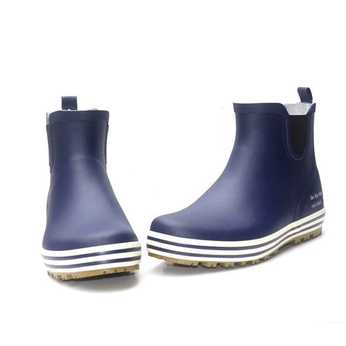 Иностранная одиночная мода Новые короткие дождевые ботинки Легкие мужские кроссовки с низким дождем